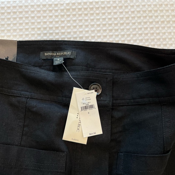 NWT Banana Republic Black Mini Skirt Classic Style (1-028) - Picture 6 of 7